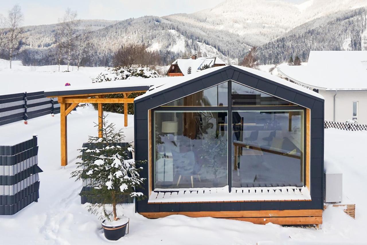 Chalet Stuhleckblick-Ferienhaus Direkt An Der Piste Und Mit Eigener Sauna ชปิทาล อัม เซมเมอริง ภายนอก รูปภาพ